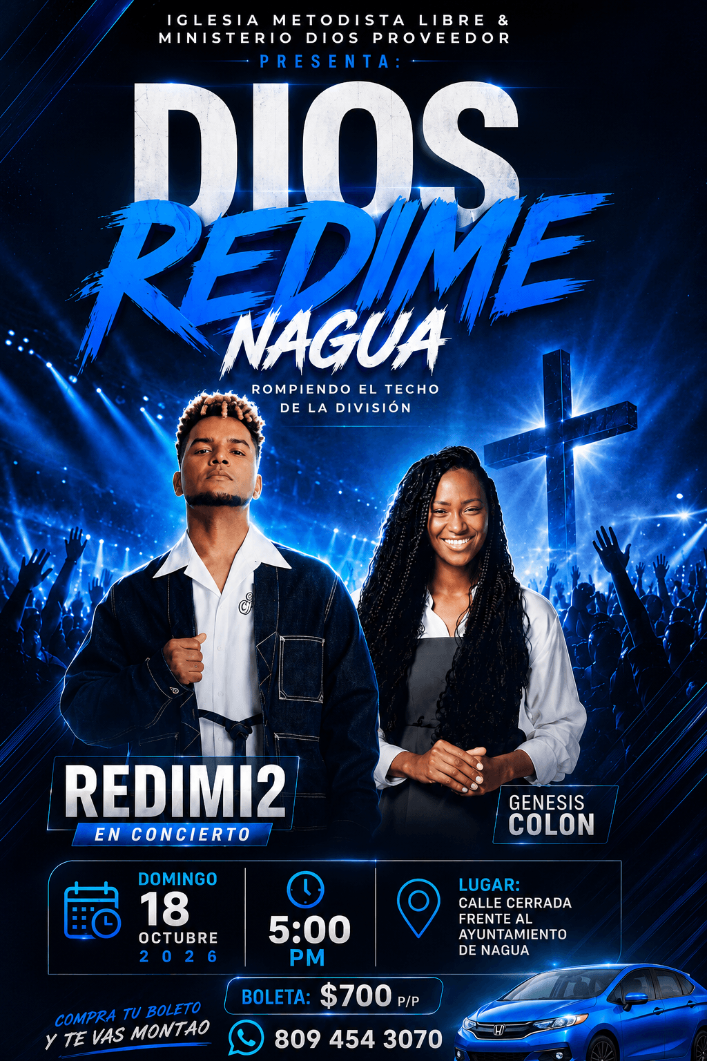 Dios Redime a Nagua - Evento 18 Octubre 2026